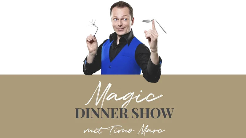 Zaubershow mit Catering oder Menü mit Zauberkünstler Timo Marc